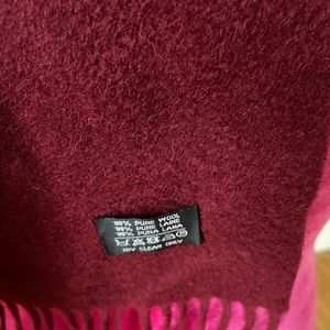 Yves Saint Laurent Accessories - Yves Saint Laurent wool burgundy scarf Yves Saint Laurent Accessories - Yves Saint Laurent wool burgundy scarf